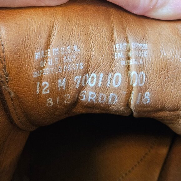 Frye Men's Walker Leather Hi-Top Sneakers, Brown, Sz 12 - Picture 16 of 16